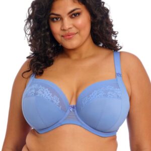 480x672 pdp mobile EL302734 COR primary Elomi Lingerie Nerina Cornflower Underwired Plunge Bra Stretch Copy