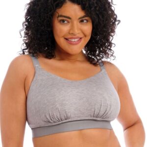 EL301417 GYL primary Elomi Lingerie Downtime Grey Marl Non Wired Bra Copy
