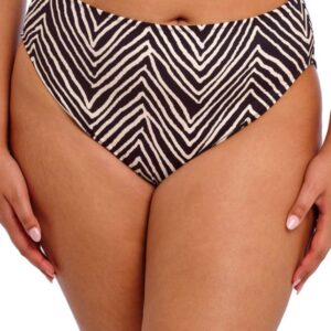 480x672 pdp mobile ES802672 BLK primary Elomi Swim Fiji Falls Black Mid Rise Bikini Brief Copy