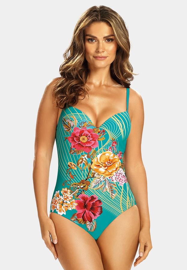 kostium kapielowy jednoczesciowy kwiaty f28c 882 przod Copy