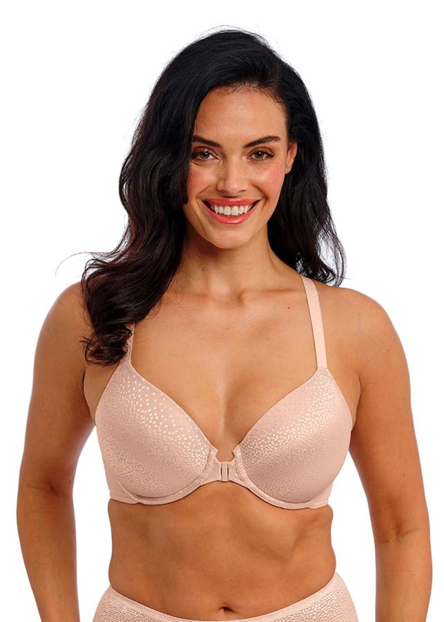 1200x1680 pdp widescreen WA853403 253 primary Wacoal Lingerie Back Appeal Rose Dust Underwired Front Fastener Bra (Copy)