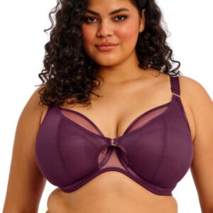 480x672 pdp mobile EL301202 BLY primary Elomi Lingerie Kintai Blackberry Underwired Plunge Bra (Copy)