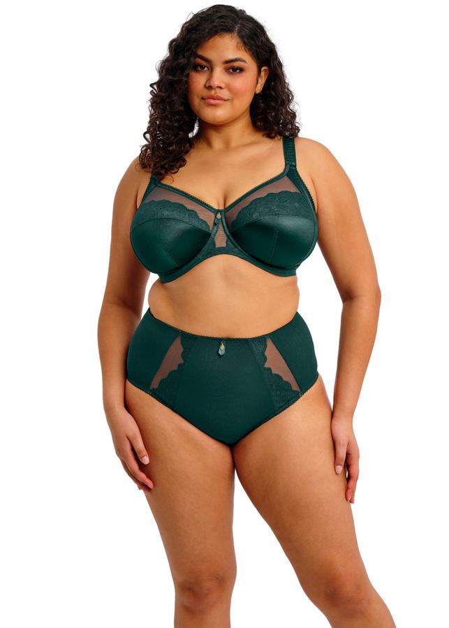 768x1075 pdp tablet EL302405 DPE alt1 Elomi Lingerie Cate Allure Deep Emerald Underwired Bra (Copy)