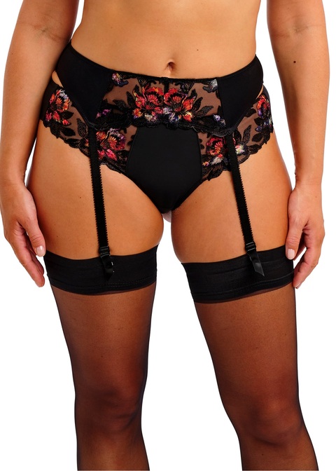 480x672 pdp mobile FL103491 NOR primary Fantasie Lingerie Magdalena Noir Suspender
