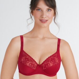 Biustonosz z fiszbinami Felina 205294 Serenada Owoc granatu przód