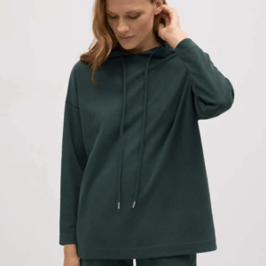 70668 2 sudadera calida capucha ajustable con textura verde botella (Copy)