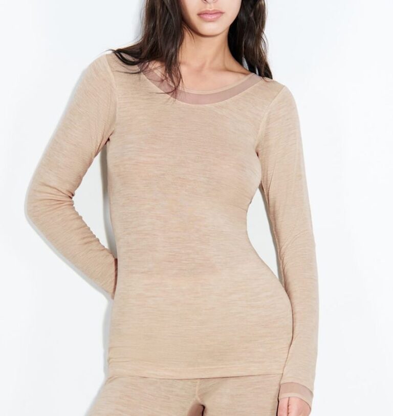 podkoszulka dlugi rekaw merino chantelle FN1584 JULIANA bezowa 1 (Copy)