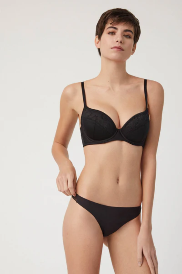 19673 4 tanga sin consturas encaje mujer ysabel mora negro (Copy)