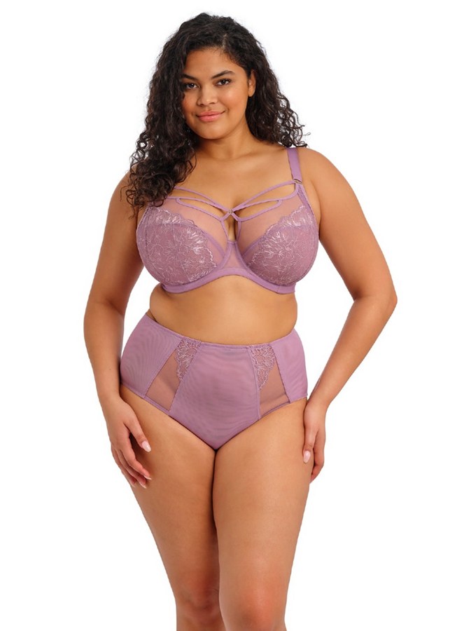 1200x1680 pdp widescreen EL8080 HER alt1 Elomi Lingerie Brianna Heather Underwired Plunge Bra