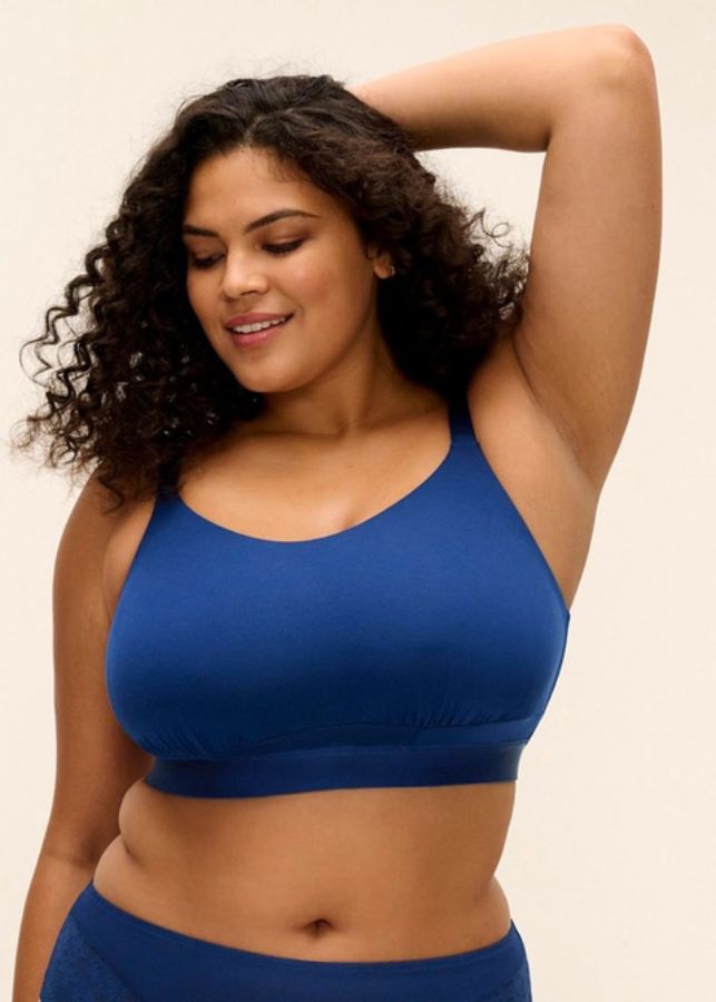 pol pl Biustonosz bezfiszbinowy Elomi DOWNTIME EL301417FRY Non Wired Bralette French Navy 40367 1 (Copy)